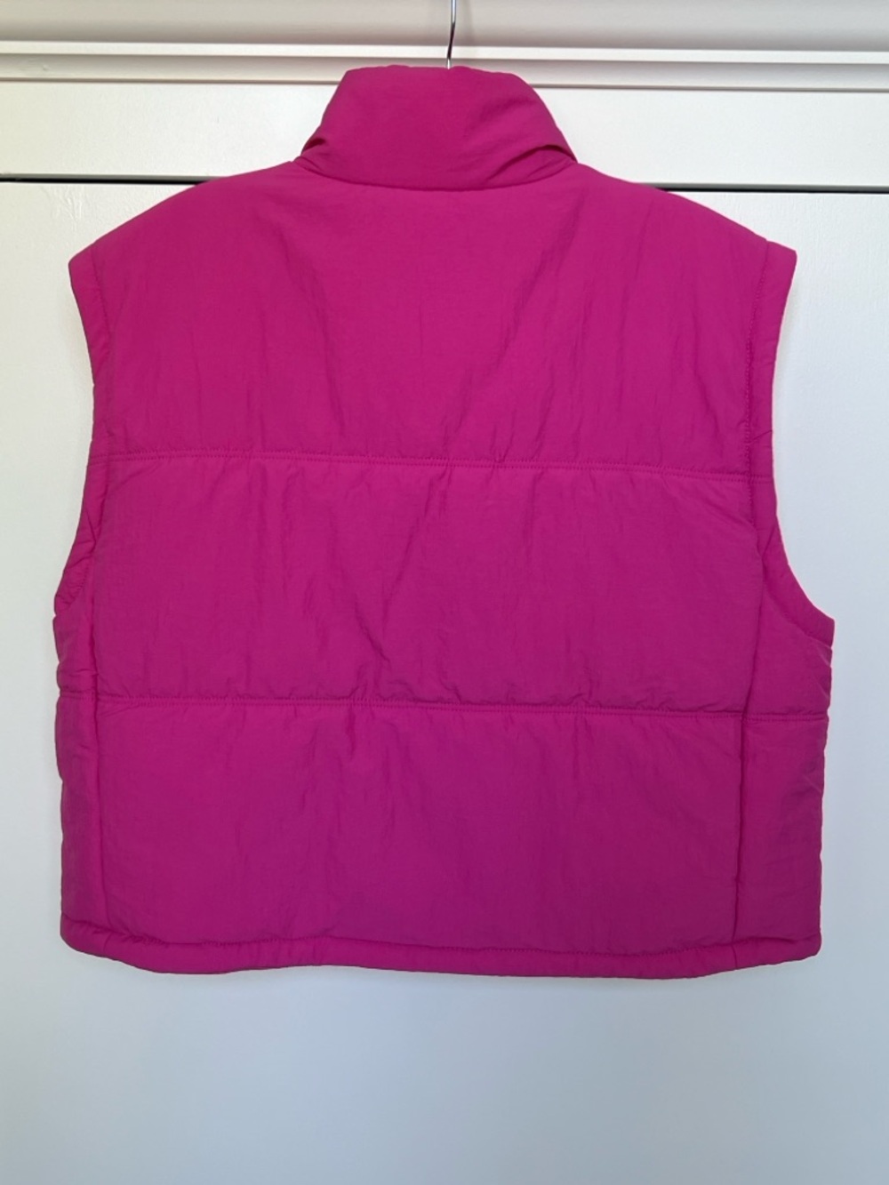 Thread & Supply Hot Pink Quilted Puffer Vest - Picture 4 of 4